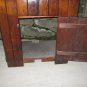 Antique Walnut corner Bathroom Vanity