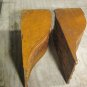 Oak Mantle Wall Supports