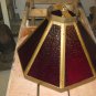 Hanging Brass 8 Panel Lamp