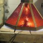 Hanging Brass 8 Panel Lamp