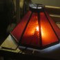 Hanging Brass 8 Panel Lamp