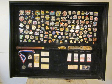 Baseball Shadow Box Pins - Bing  Display case, Pin collection