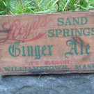 Leoyd's Sand Spring Ginger Ale Crate Williamstown Mass Leoyd's Sand Spring Ginger Ale Crate Williamstown Mass