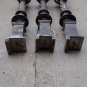 Three Cast Metal Balusters