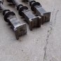 Three Cast Metal Balusters