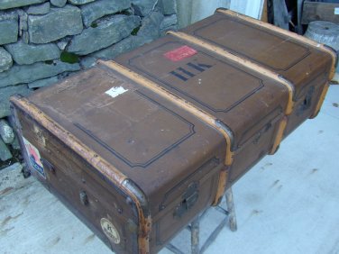 Early 1900's Steamer Trunk