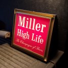 Lighted Miller High Life Beer sign