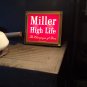 Lighted Miller High Life Beer sign