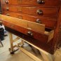 Antique Bead Board Built-in Map desk B2