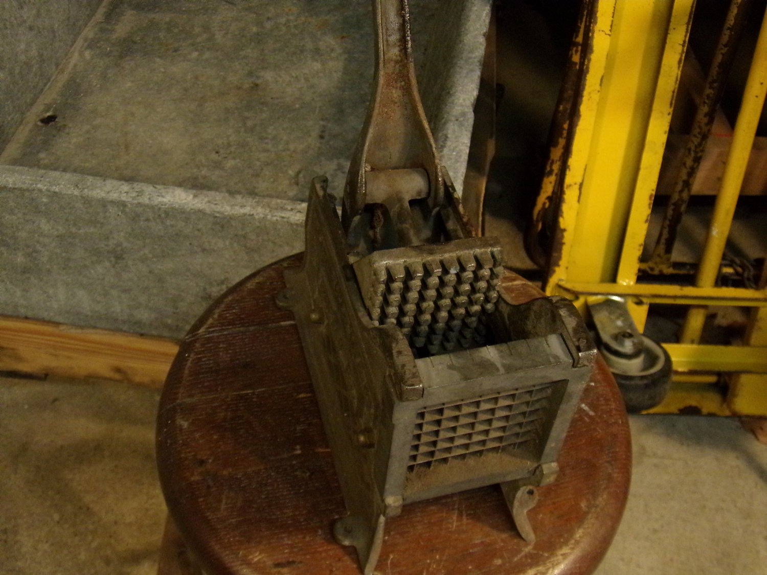 Cast Iron French Fry Cutter by Bloomfield MFG Co., c. 1930s FR