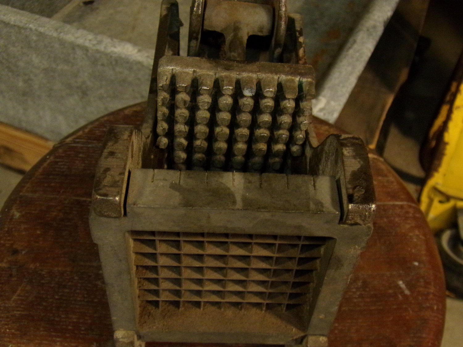 Cast Iron French Fry Cutter by Bloomfield MFG Co., c. 1930s FR