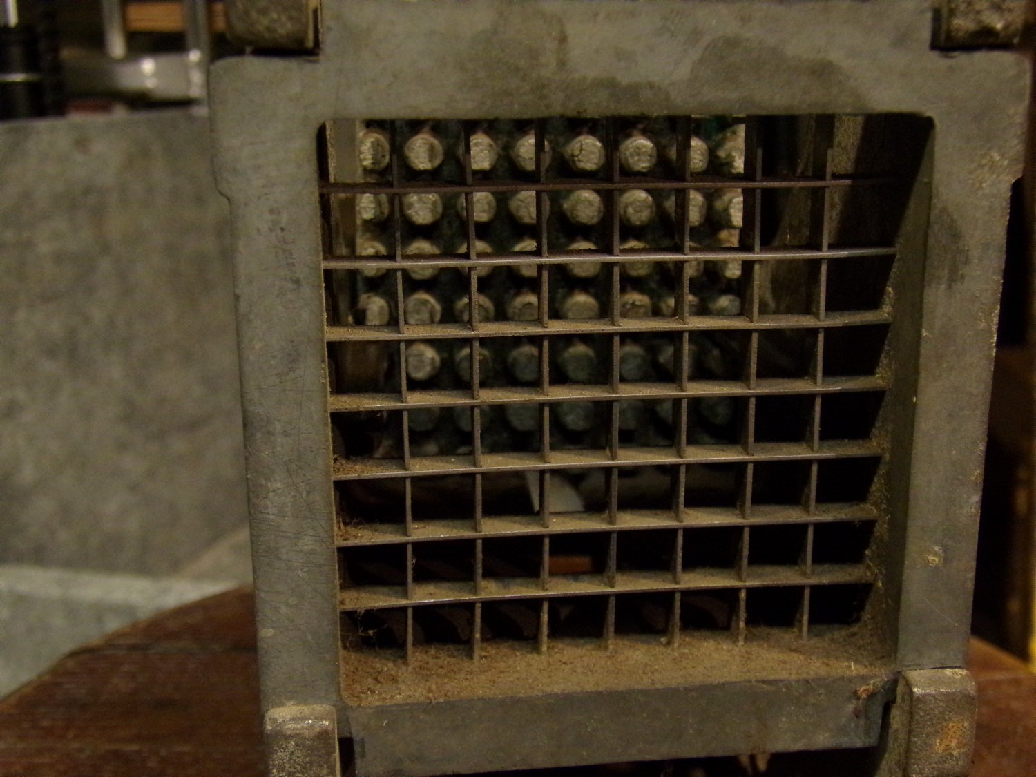 Cast Iron French Fry Cutter by Bloomfield MFG Co., c. 1930s FR