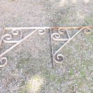 Large Antique Heavy Duty Steel Brackets Large Antique Heavy Duty Steel Brackets