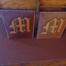 Leather Padded Bookends