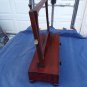 Solid Mahogany Antique Wood Table top Mens Shaving Vanity