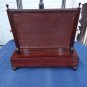 Solid Mahogany Antique Wood Table top Mens Shaving Vanity