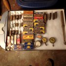Early Collection of Spark Plugs, Tire Inflaters, Gauges Early Collection of Spark Plugs, Tire Inflaters, Gauges