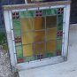 Antique Stained glass window in Arts & Crafts Style