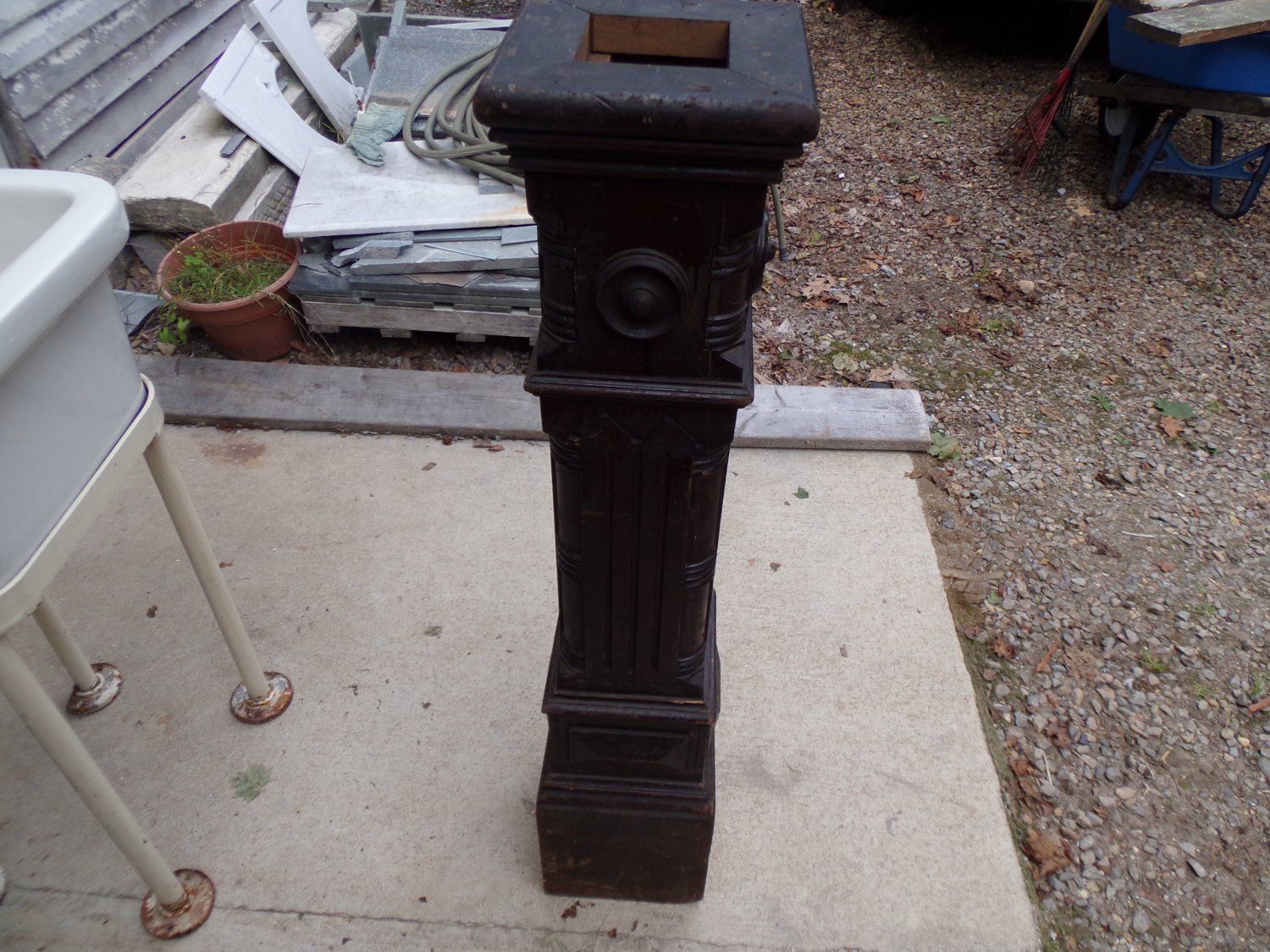 Victorian Mahogany Newel Post