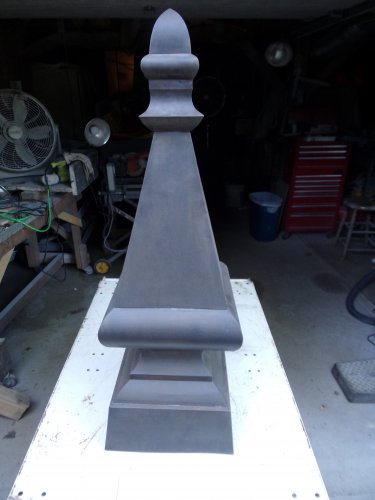 Vintage architectural Tin Finial