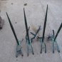 4 Antique Copper Lightening Rods