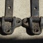 Antique heavy duty strap hinges