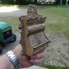 Antique Cast Iron match safe