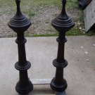 Nice pair of turned finials