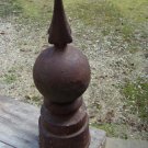 Victorian cast iron finial