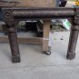 Antique cast iron fireplace surround