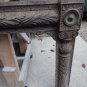 Antique cast iron fireplace surround