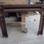 Antique cast iron fireplace surround