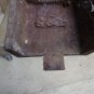 Antique cast iron fireplace surround