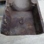 Antique cast iron fireplace surround