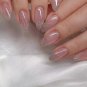 24pcs False Nails with Almond Head French Artificial Nails