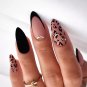 24pcs False Nails with Almond Head French Artificial Nails