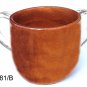 Polyresin Washcup, Caramel With Clear Handles, By Ronit Akavia
