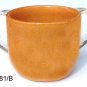 Polyresin Washcup, Gold with Clear Handles, By Ronit Akavia