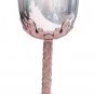 Ornate Pink and Silver Shabbat Kiddush Cup