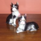 Vintage Relco Boston Terrier Dog Salt and Pepper Shakers