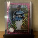 2021 Panini Prizm Draft Picks T.J. White #PDP143 Pink Velocity Prizm