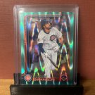 2025 Topps Chrome Dansby Swanson #215 Aqua Ray Wave Refractor 105/199