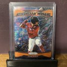 2025 Panini Prizm Fireworks Franklin Arias #18 Orange Pulsar Prizm 145/399