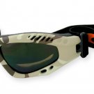 Desert Shield - Sand Camouflage w/2.00MM Polycarbonate Brown-Anti Fog Lenses