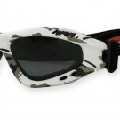 Desert Shield - Snow Camouflage w/2.00MM Polycarbonate Smoke-Anti Fog Lenses