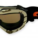 Desert Storm - Sand Camouflage/2.00MM Polycarbonate Brown-Anti Fog Lenses