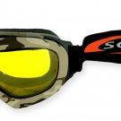Desert Storm - Sand Camouflage/2.00MM Polycarbonate Yellow-Anti Fog Lenses