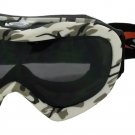 Desert Storm - Snow Camouflage/2.00MM Polycarbonate Smoke-Anti Fog Lenses