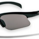 Crush - Ranger Sunglasses Black Frame w/Smoke, Brown & Yellow Lenses-612