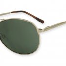 Independence-Ranger Monel Gold Frame, Optical Spring Hinges, PC Gray/Green Lenses